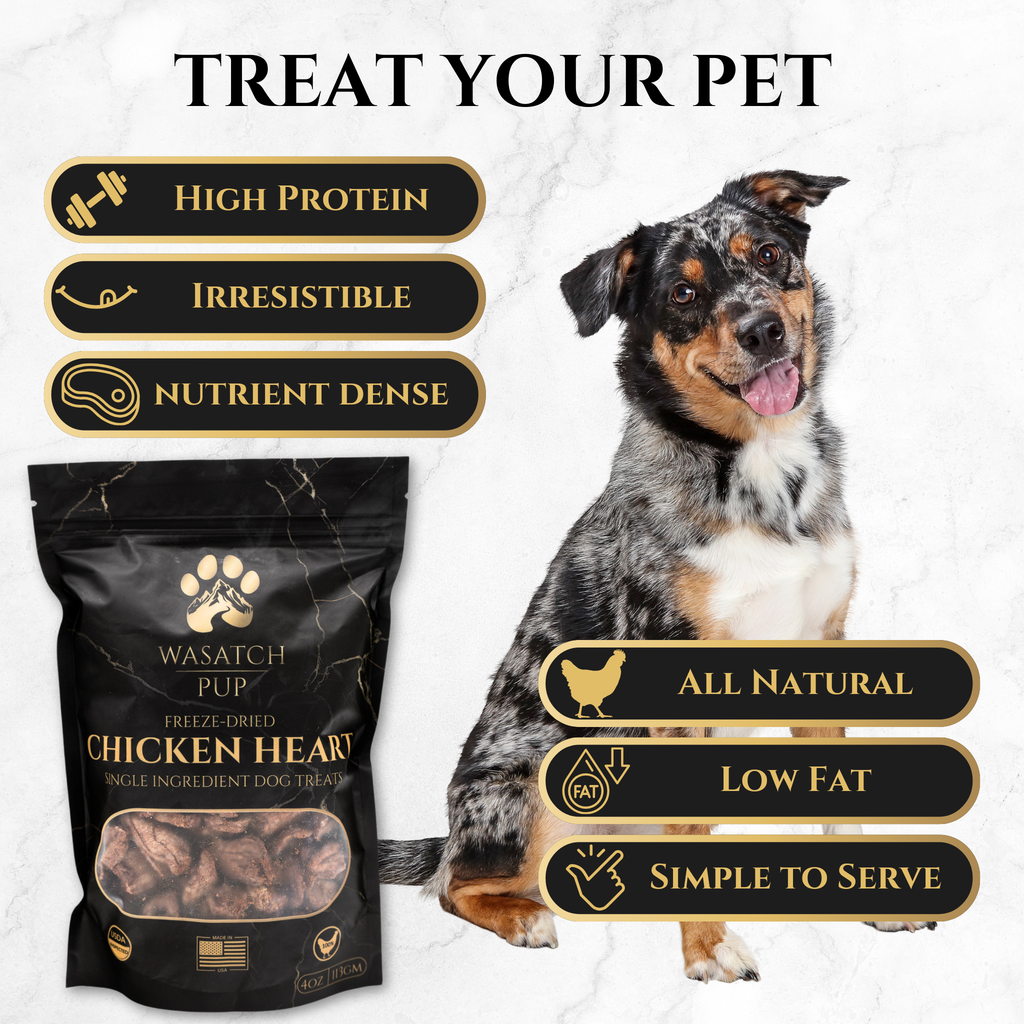 Freeze-Dried Chicken Heart - The Good Boy Bureau