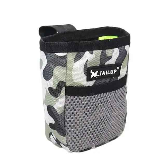 Adjustable Large Capacity Dog Treat Pouch Puppy Snack Waist Bag Durable Puppy Products Waist Bag Pets Cute Food Storage Bags