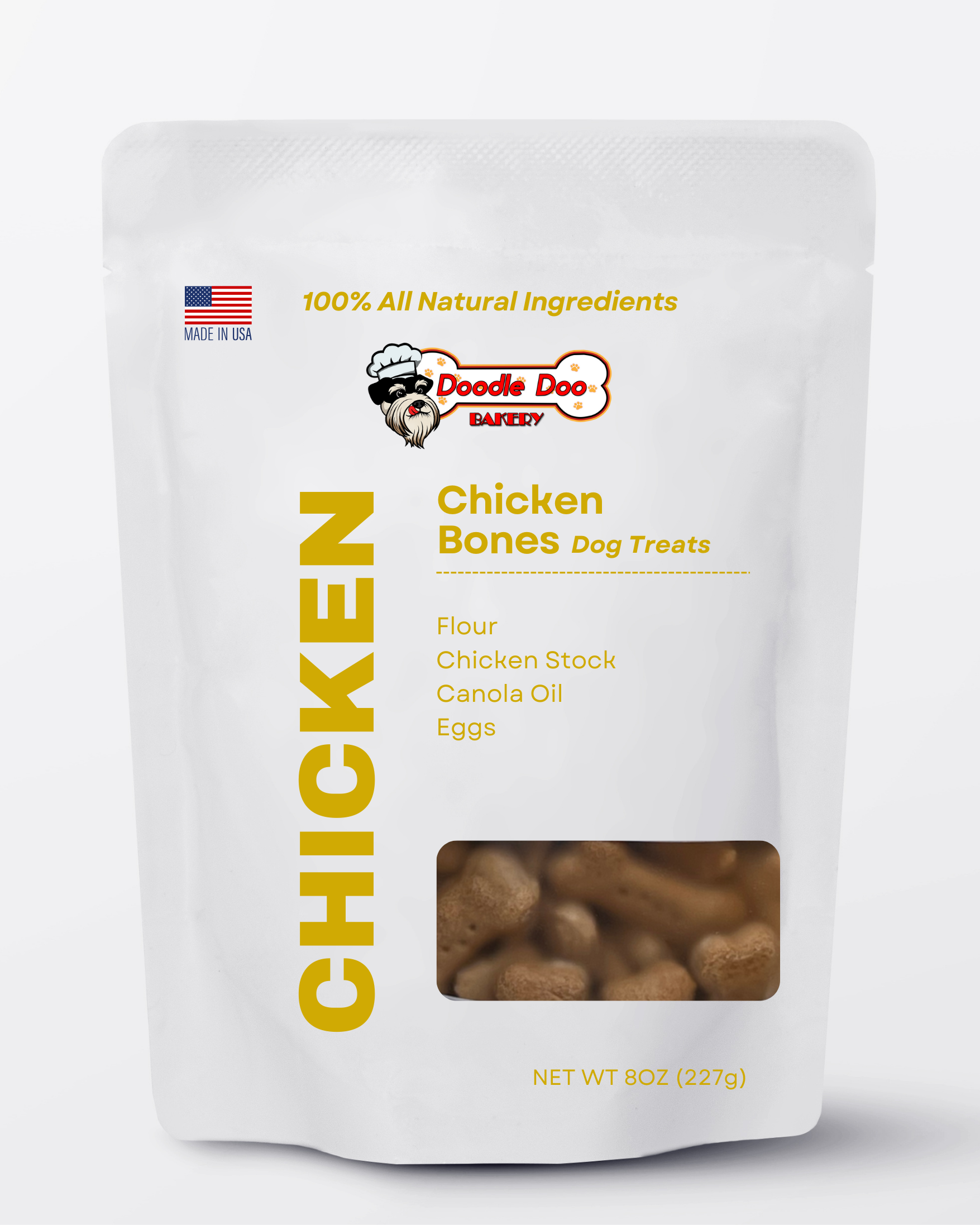 🍗Homemade Dog Treats - Chicken Treat 1/2lb - The Good Boy Bureau