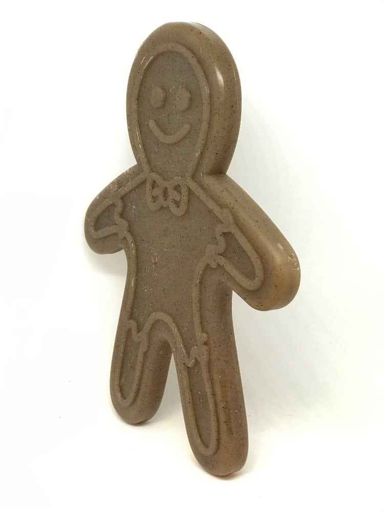Gingerbread Man Nylon Dog Chew Toy for Aggressive Chewers | USA Made